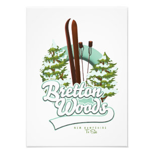 Bretton Woods New Hampshire ski logo Photo Print
