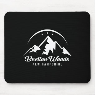 Bretton Woods New Hampshire Ski Resort Skiing Snow Mouse Mat