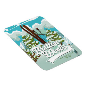 Bretton Woods New Hampshire To Ski Canvas Print Magnet