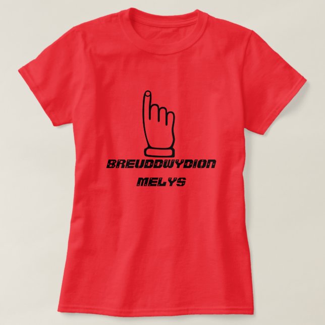 breuddwydion melys - sweet dream T-Shirt (Design Front)