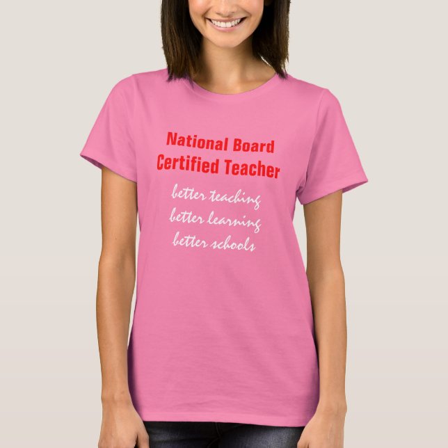 Brevard NBCT - Customised T-Shirt (Front)