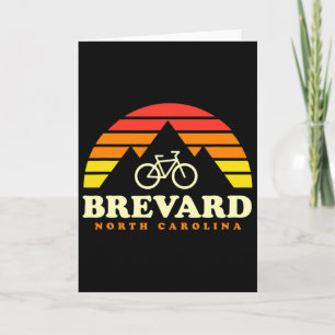 Brevard North Carolina Mountain Biking Mtb Trails Card
