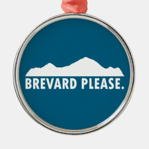Brevard North Carolina Please Metal Tree Decoration