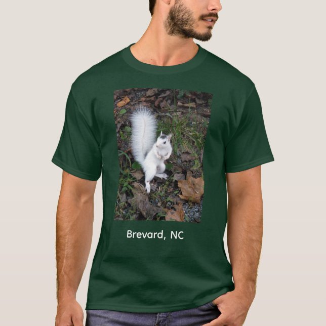 Brevard White Squirrel - Long Sleeved T-Shirt (Front)