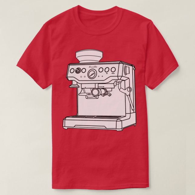 Breville Barista Express Sticker  T-Shirt (Design Front)
