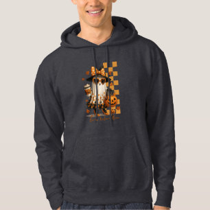 Brew Before Boo – Cute Coffee Ghost Halloween Hoodie