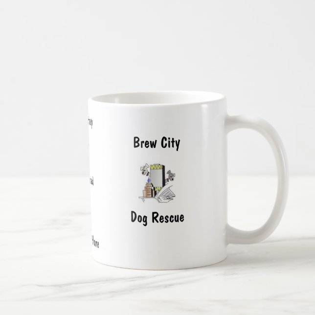 Brew City Dog Rescue Coffee Mug (Right)