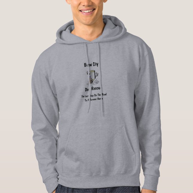 Brew City Dog Rescue Hooded Sweatshirt (Front)