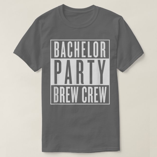 Brew Crew Bachelor Party  T-Shirt (Design Front)