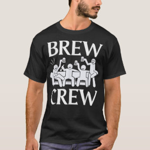 Brew Crew Groom Squad Wedding Party Groomsman Groo T-Shirt