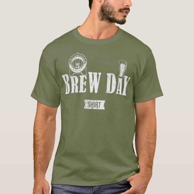 Brew Day Craft Beer Brewer T-Shirt (Front)