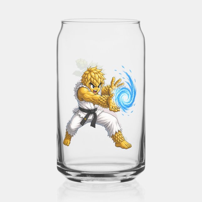 Brew Fighters Barley & Hops Can Glass (Front)