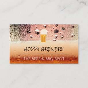 Brew House   Frosted Mug Business Card