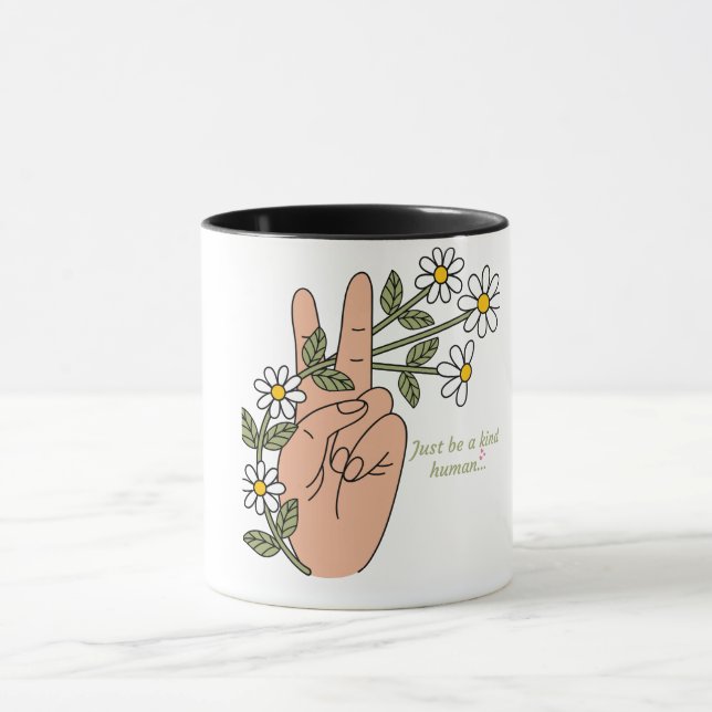 Brew Kindness: Just Be Kind Human Mug (Center)