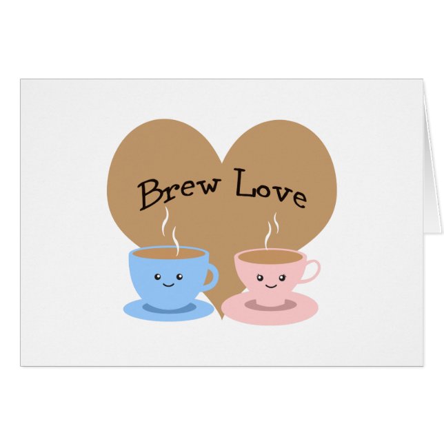 Brew Love! Coffee Mugs (Front Horizontal)