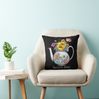Brewed Bliss Teapot Cushion