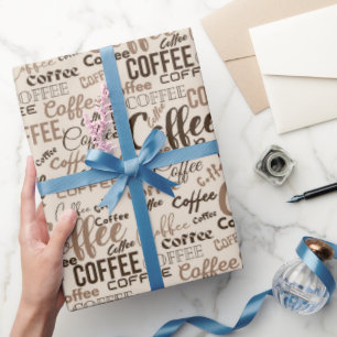 Brewed Coffee Frenzy Wrapping Paper