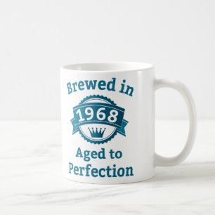 Brewed in 1968 Aged to Perfection Coffee Mug