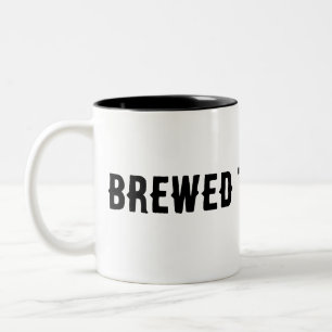 Brewed to be wild Two-Tone coffee mug