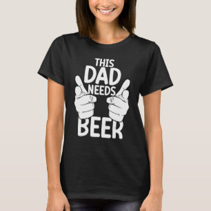 Brewer Beer  Beer Drinker Alcohol Dad Fathers Day T-Shirt