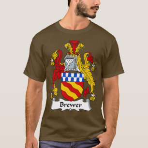 Brewer Coat of Arms Family Crest T-Shirt