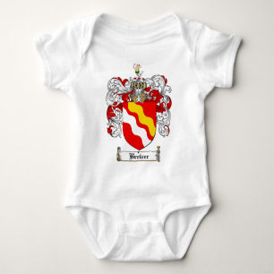 BREWER FAMILY CREST -  BREWER COAT OF ARMS BABY BODYSUIT