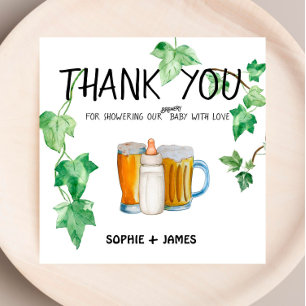 Brewery Baby - Colour - Baby Shower Thank You Card