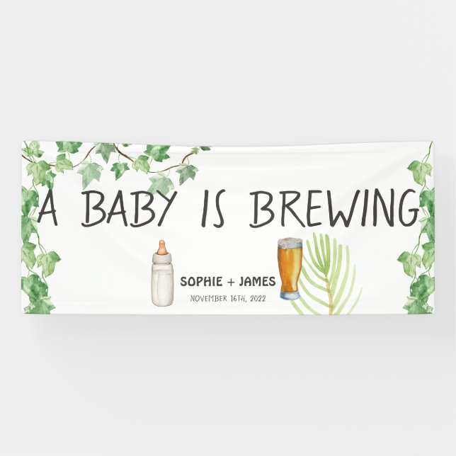 Brewery Baby - Colour - Large Welcome Vinyl Banner (Horizontal)