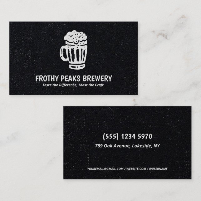 Brewery Business Card (Front/Back)