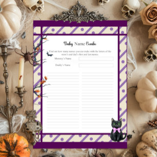 Brewing A Baby_ Baby Name Combo Shower game Custom Letterhead