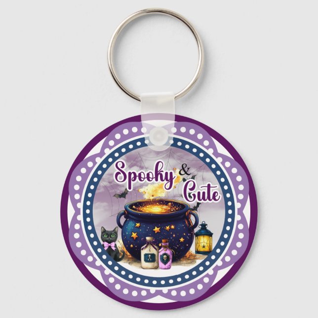 Brewing A Baby Key Ring (Front)