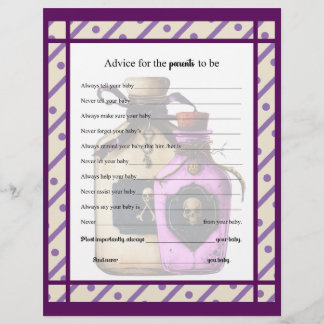 Brewing A Baby_ Parental Advice Custom Letterhead