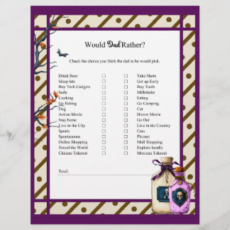 Brewing A Baby_ Would Dad Rather Custom Letterhead