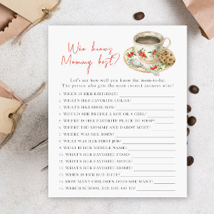 Brewing baby shower - Who knows mommy best