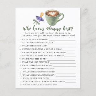 Brewing baby shower - Who knows mummy best
