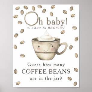 Brewing coffee - How many coffee beans Poster