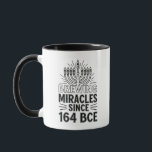 Brewing Miracles Since 164 BCE Hanukkah Jewish  Mug<br><div class="desc">Hanukkah Miracle Meme,  Jewish History Humour,  Menorah Oil Miracle,  Festival Of Lights Quote,  Hanukkah 2025 Tradition,  Brewing Miracles,  Ancient Jewish Humour,  Cultural Heritage,  Holiday History,  Miracle Of Light</div>