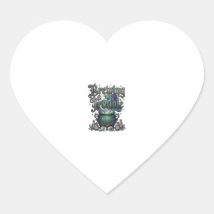 Brewing Trouble Cauldron Dragon Alchemy Crystals H Heart Sticker