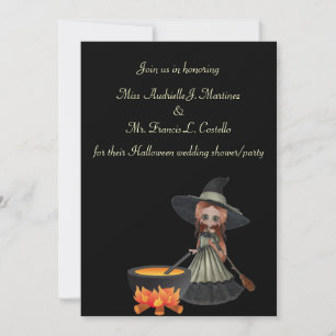 "Brewing Up a Wedding Shower" - Costume Party Invitation