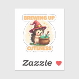 Brewing Up Cuteness - Cute Hedgehog