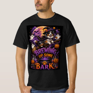 Brewing Up Some Bark Australian Shepherd Witch Hal T-Shirt