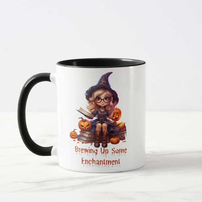 Brewing up some Enchantment Halloween Mug (Left)