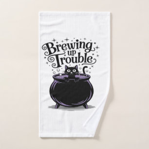 Brewing Up Trouble Classic T-Shirt Hand Towel