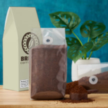 Brewly coffee house logo