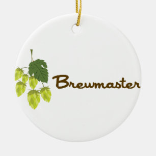 Brewmaster Ceramic Tree Decoration