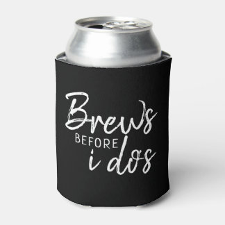 Brews Before I Do's Co-Ed Wedding Shower Can Cooler