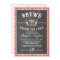Brews Before The I Do's Engagement Red Invite