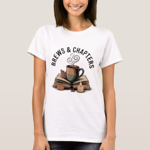 Brews & Chapters — Cosy Witch Tea and Books T-Shirt