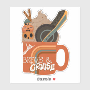 Brews & Cruise Sticker