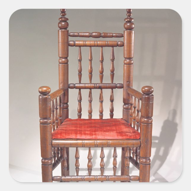 Brewster Chair Square Sticker (Front)
